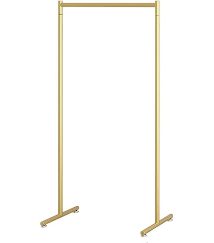 Amazon｜ハンガーラック アンティーク ゴールド アールタイプ W90cm 耐